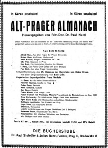 Alt Prager Almanach