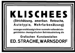 Ed. Strache Klischee Anzeige