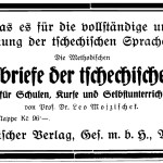 Nordböhmischer Verlag Anzeige 1927